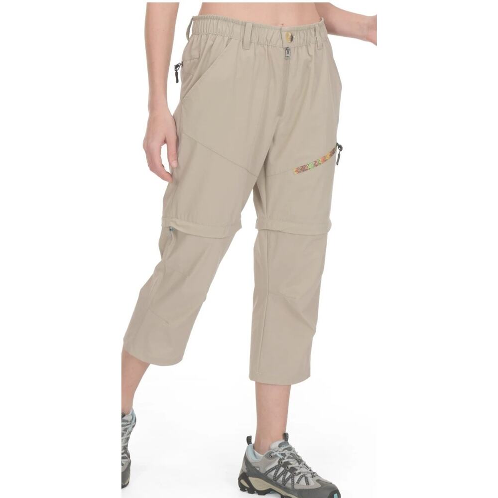 LITTLE DONKEY ANDY Women's Size L Convertible Hiking Lightweight Quick Dry Pants